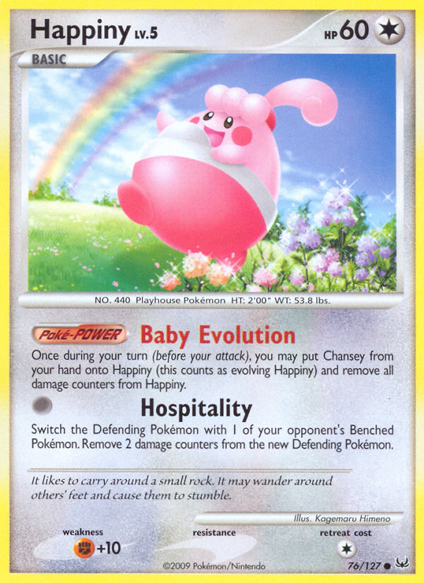 Happiny - Platinum - #76 - Pokemon TCG card