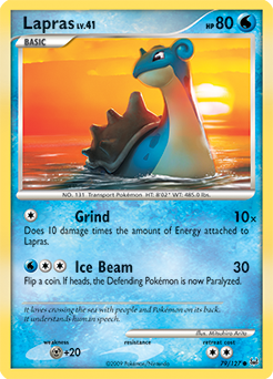 Lapras #79 Lapras - Platinum - #79 - Pokemon TCG card