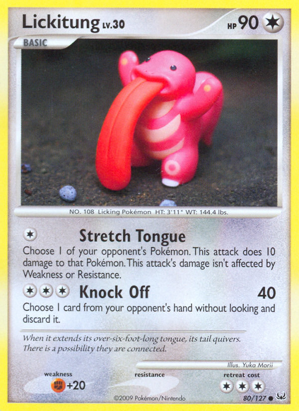 Lickitung - Platinum - #80 - Pokemon TCG card