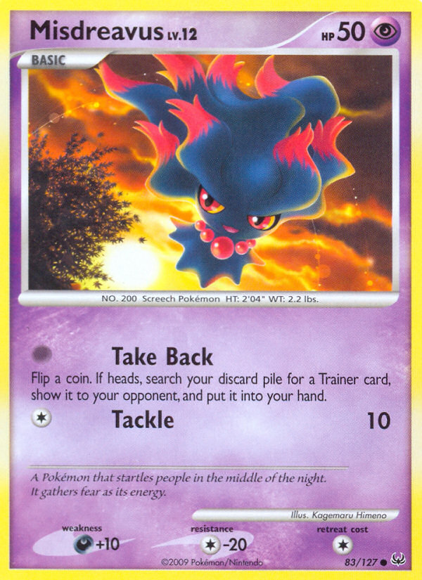Misdreavus - Platinum - #83 - Pokemon TCG card