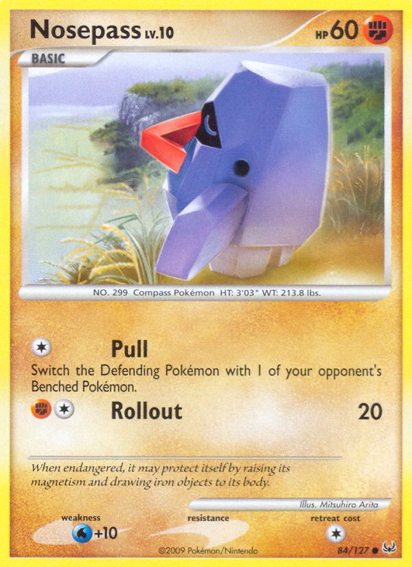 Nosepass - Platinum - #84 - Pokemon TCG card