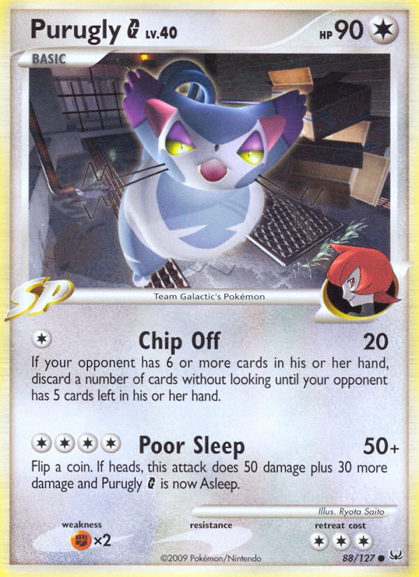 Purugly G - Platinum - #88 - Pokemon TCG card