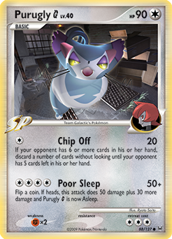 Purugly G - Platinum - #88 - Pokemon TCG card