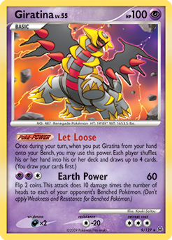 Giratina - Platinum - #9 - Pokemon TCG card