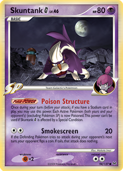 Skuntank G #94 Skuntank G - Platinum - #94 - Pokemon TCG card