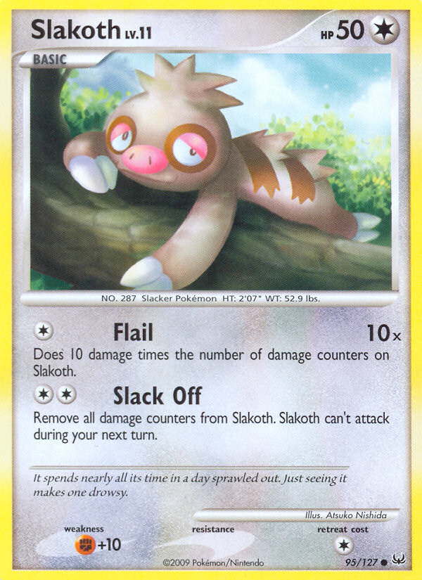 Slakoth - Platinum - #95 - Pokemon TCG card