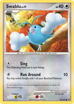 Swablu #97 Swablu - Platinum - #97 - Pokemon TCG card