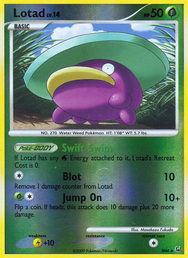 Lotad - Platinum - #SH4 - Pokemon TCG card