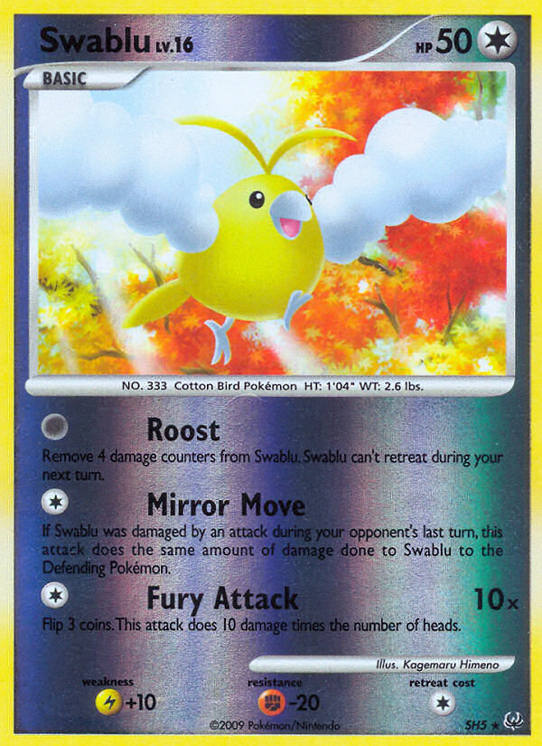 Swablu - Platinum - #SH5 - Pokemon TCG card