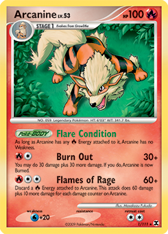 Arcanine #1 Arcanine - Rising Rivals - #1 - Pokemon TCG card