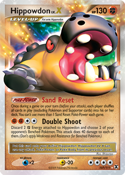 Hippowdon LV.X #107 Hippowdon LV.X - Rising Rivals - #107 - Pokemon TCG card