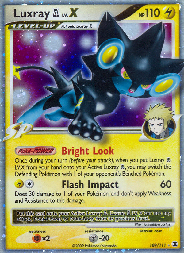 Luxray GL LV.X - Rising Rivals - #109 - Pokemon TCG card