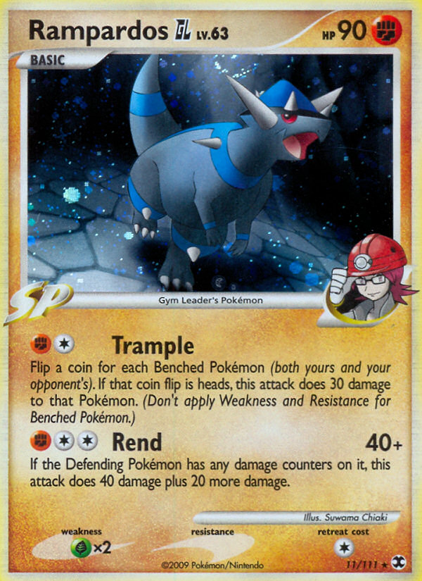 Rampardos GL - Rising Rivals - #11 - Pokemon TCG card