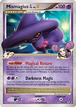 Mismagius GL LV.X - Rising Rivals - #110 - Pokemon TCG card