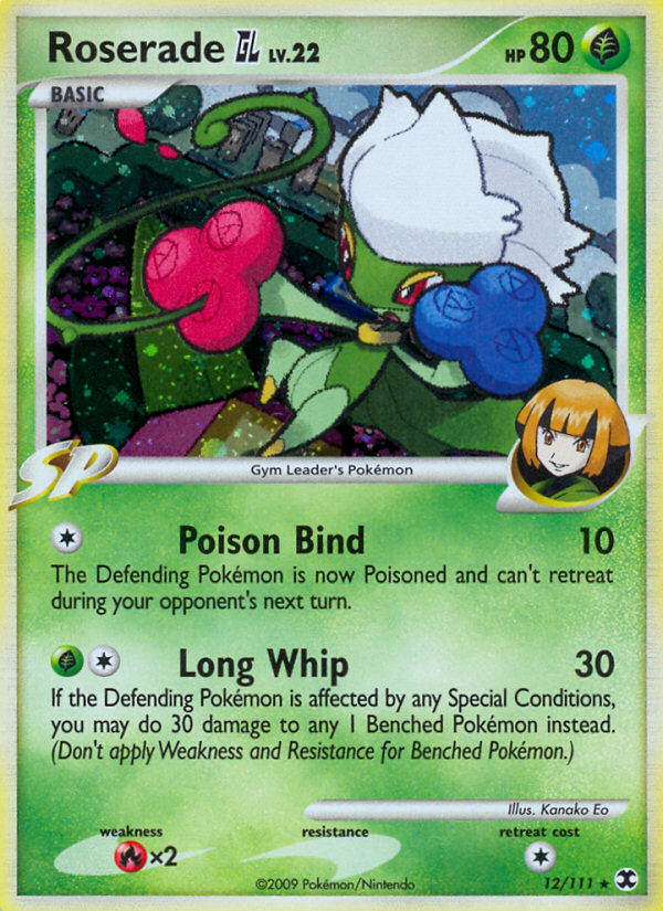 Roserade GL - Rising Rivals - #12 - Pokemon TCG card