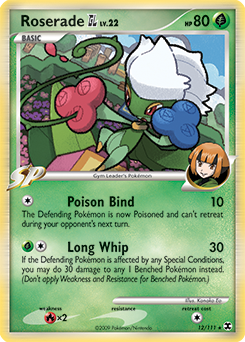 Roserade GL #12 Roserade GL - Rising Rivals - #12 - Pokemon TCG card