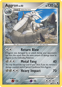 Aggron #14 Aggron - Rising Rivals - #14 - Pokemon TCG card