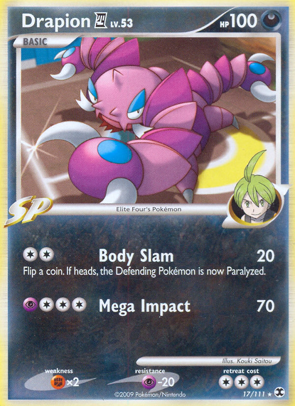 Drapion E4 - Rising Rivals - #17 - Pokemon TCG card