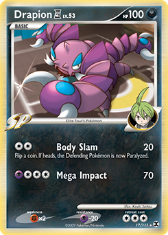 Drapion E4 - Rising Rivals - #17 - Pokemon TCG card