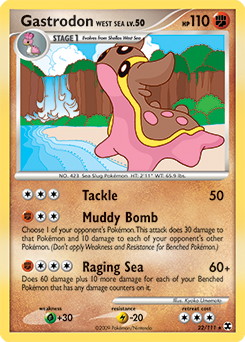Gastrodon West Sea #22 Gastrodon West Sea - Rising Rivals - #22 - Pokemon TCG card