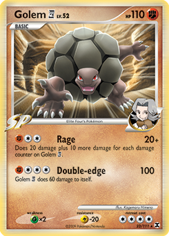 Golem E4 #23 Golem E4 - Rising Rivals - #23 - Pokemon TCG card
