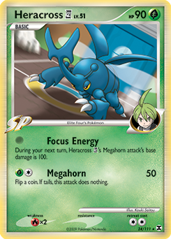 Heracross E4 - Rising Rivals - #24 - Pokemon TCG card
