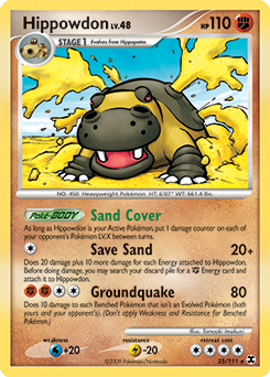 Hippowdon #25 Hippowdon - Rising Rivals - #25 - Pokemon TCG card