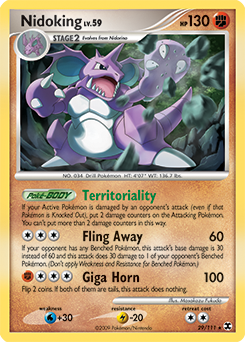 Nidoking - Rising Rivals - #29 - Pokemon TCG card