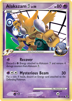 Alakazam E4 #38 Alakazam E4 - Rising Rivals - #38 - Pokemon TCG card