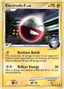 Electrode G #39 Electrode G - Rising Rivals - #39 - Pokemon TCG card