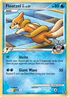 Floatzel GL - Rising Rivals - #4 - Pokemon TCG card