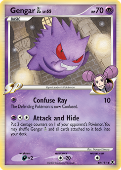 Gengar GL #40 Gengar GL - Rising Rivals - #40 - Pokemon TCG card