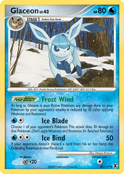 Glaceon - Rising Rivals - #41 - Pokemon TCG card
