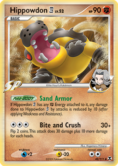 Hippowdon E4 #42 Hippowdon E4 - Rising Rivals - #42 - Pokemon TCG card