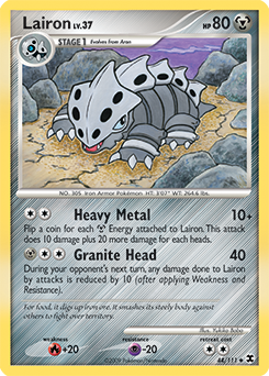 Lairon #44 Lairon - Rising Rivals - #44 - Pokemon TCG card