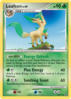 Leafeon #45 Leafeon - Rising Rivals - #45 - Pokemon TCG card