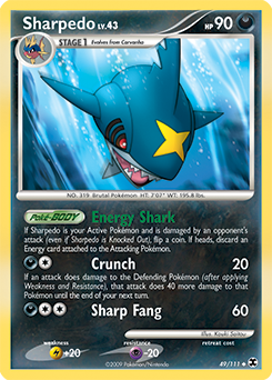 Sharpedo #49 Sharpedo - Rising Rivals - #49 - Pokemon TCG card