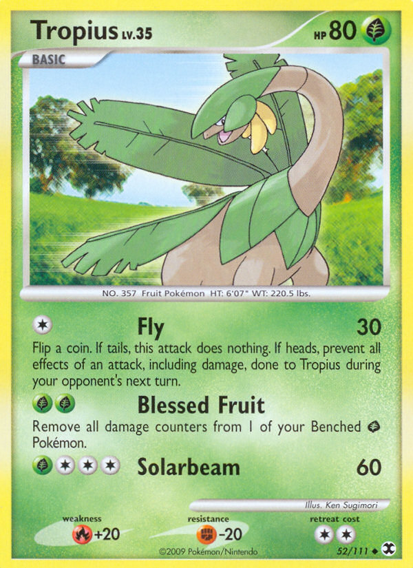 Tropius - Rising Rivals - #52 - Pokemon TCG card