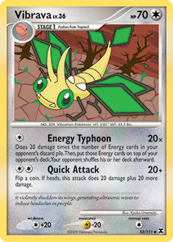 Vibrava #53 Vibrava - Rising Rivals - #53 - Pokemon TCG card
