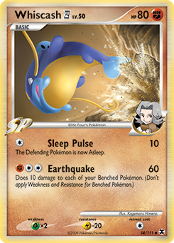 Whiscash E4 - Rising Rivals - #54 - Pokemon TCG card