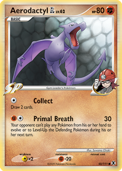 Aerodactyl GL - Rising Rivals - #55 - Pokemon TCG card