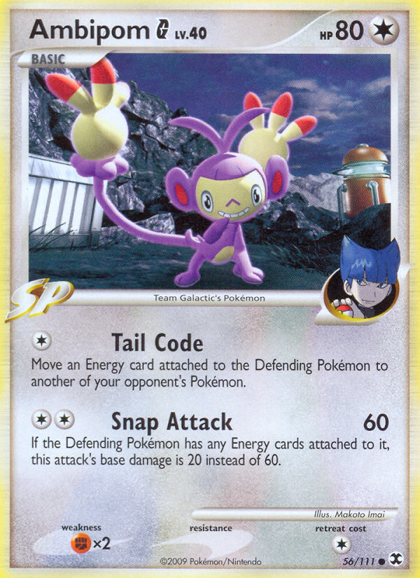 Ambipom G - Rising Rivals - #56 - Pokemon TCG card