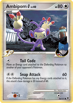 Ambipom G - Rising Rivals - #56 - Pokemon TCG card