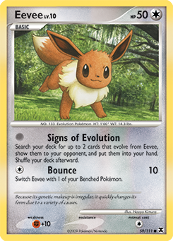 Eevee #59 Eevee - Rising Rivals - #59 - Pokemon TCG card