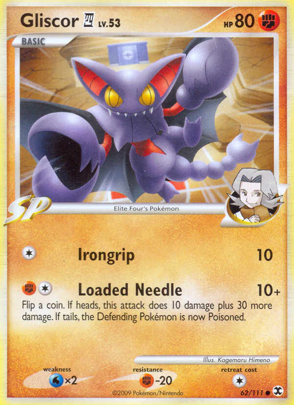 Gliscor E4 - Rising Rivals - #62 - Pokemon TCG card