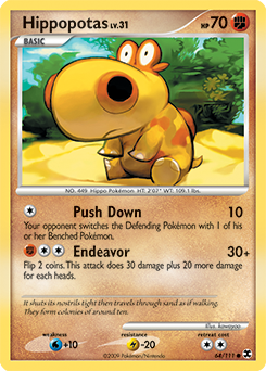 Hippopotas - Rising Rivals - #64 - Pokemon TCG card