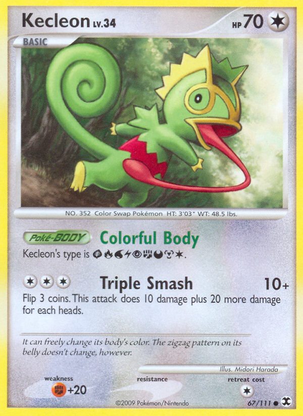 Kecleon - Rising Rivals - #67 - Pokemon TCG card