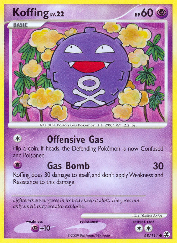 Koffing - Rising Rivals - #68 - Pokemon TCG card