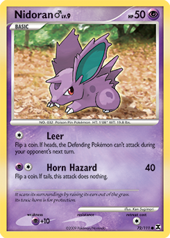 Nidoran ♂ - Rising Rivals - #72 - Pokemon TCG card