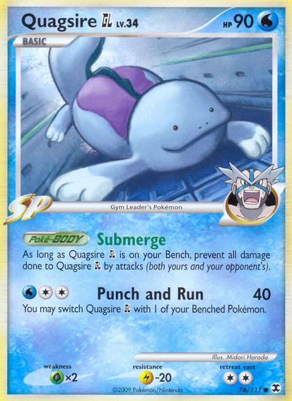 Quagsire GL - Rising Rivals - #76 - Pokemon TCG card